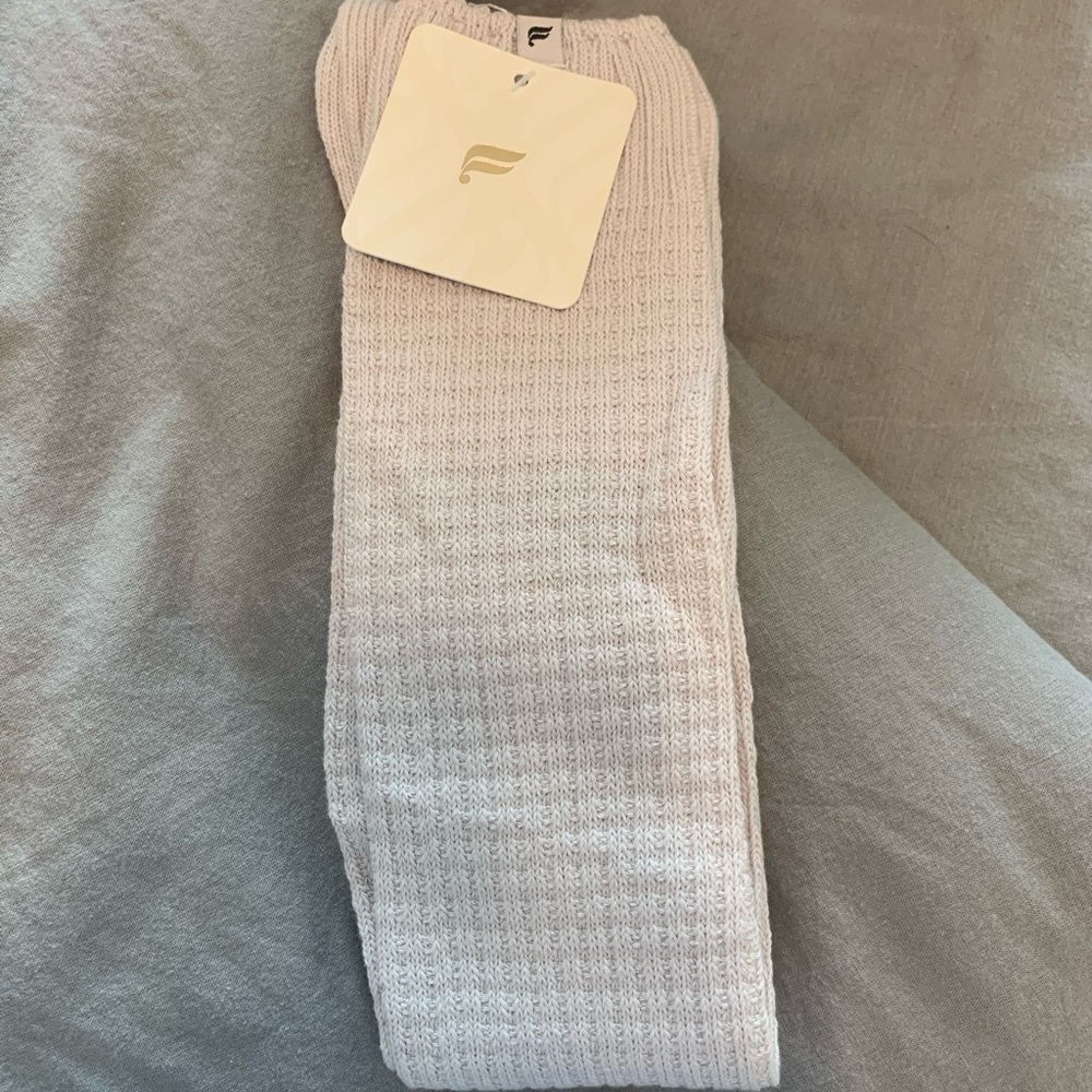 Fabletics Thigh High Cable Knit Socks